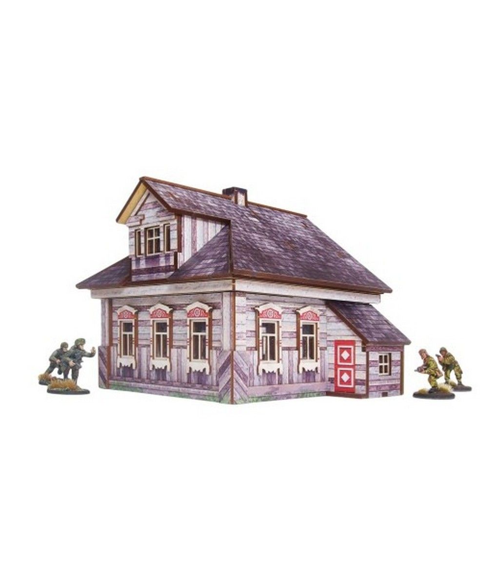 WW2 Ostfront Village Whitewashed Dacha