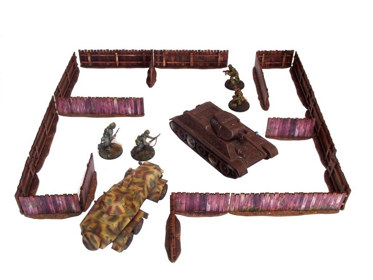 WW2 Ostfront Village Low Fence