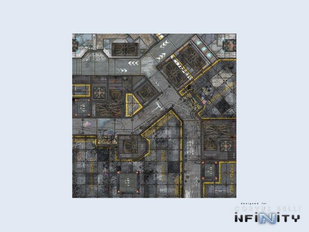 War Game Mat - 48x48inch - Warehouse