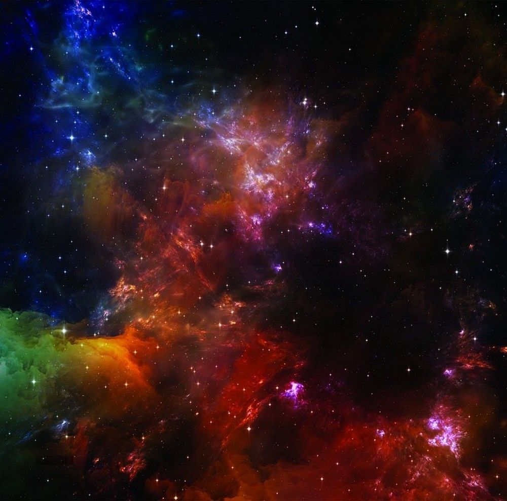 War Game Mat - 36x36inch - Space Nebula
