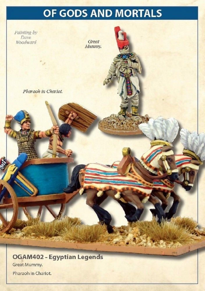 Egyptian Legends Great Mummy And Pharaoh In Chariot
