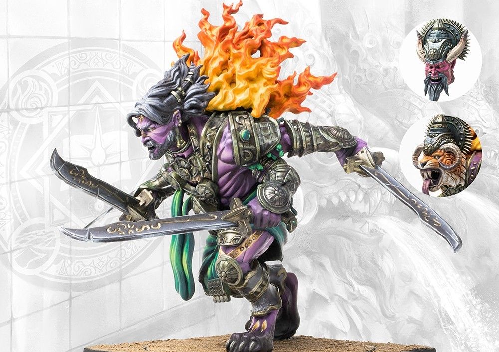 Sorcerer Kings: Rakshasa Bakasura with Swords