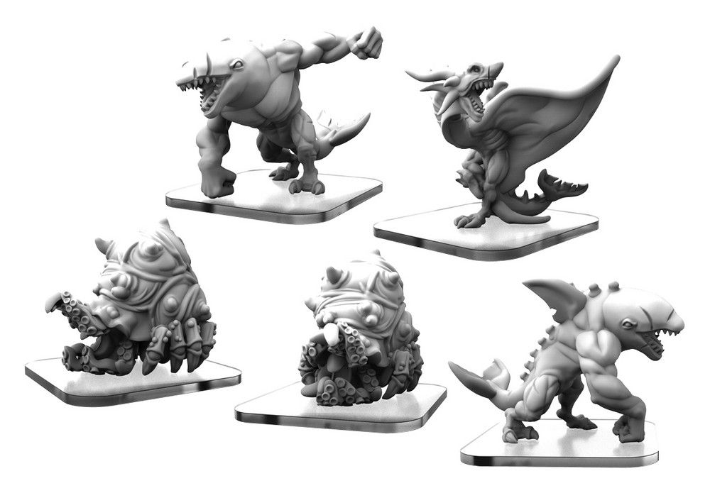 Kraken Hatchlings, Orca Huntsmen & Sea Dragon