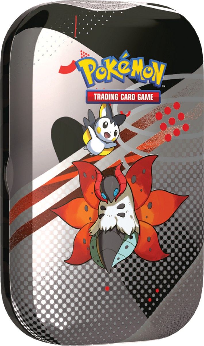 Pokemon TCG: Scarlet & Violet - Black Bolt & White Flare - Unova Mini Tin - Emolga and Volcarona