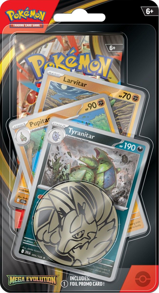 Pokemon TCG: Mega Evolution - Tyranitar Premium Checklane