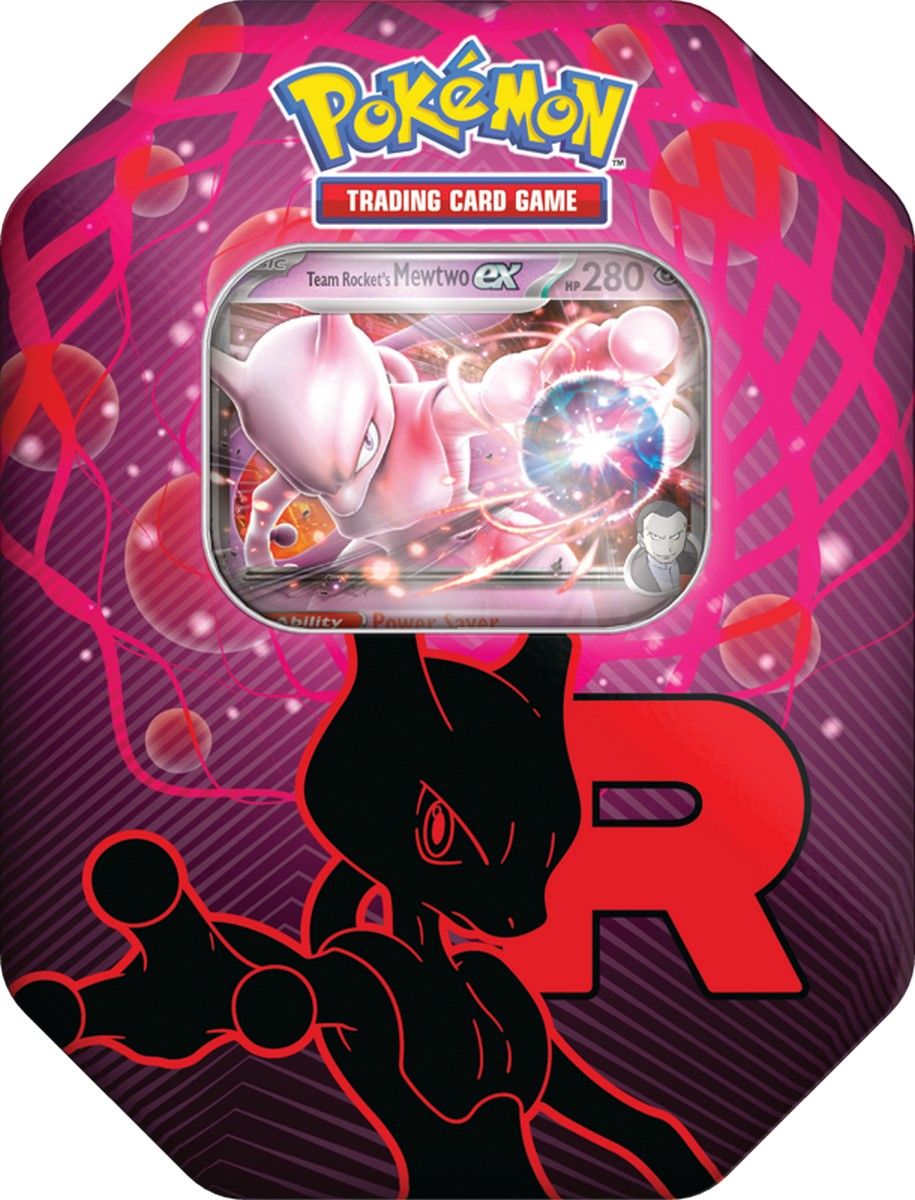Pokemon TCG: Team Rocket Tin - Mewtwo
