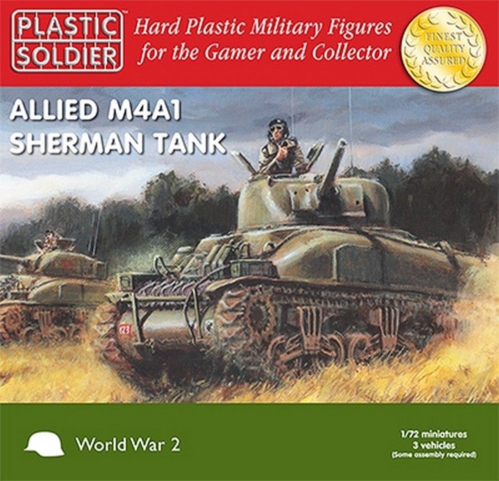1/72nd Easy Assembly Sherman M4A1 75mm Tank