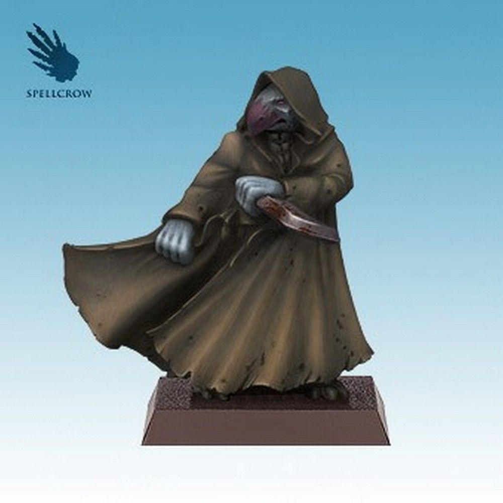 Vorak with a knife
