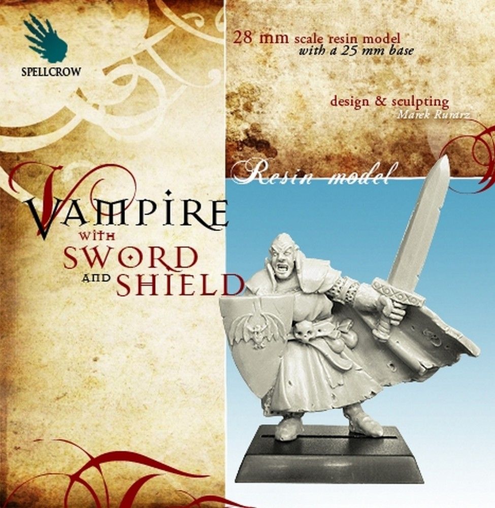 Vampire with Sword and Shield