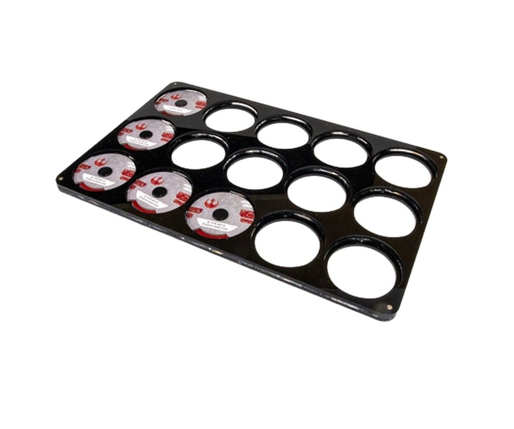 Star Wars X-Wing: Dial Tray (Feldherr Compatible) - Black Acrylic