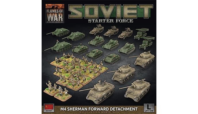 Soviet M4 Sherman Forward Detachment (Plastic)