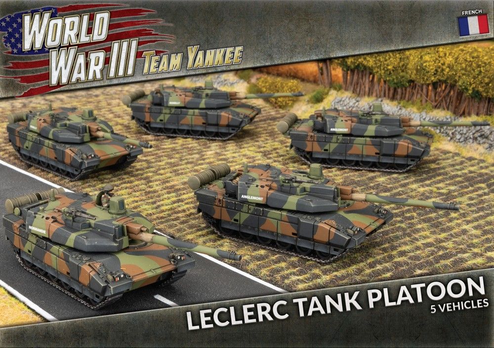 Leclerc Tank Platoon (x5 plastic)