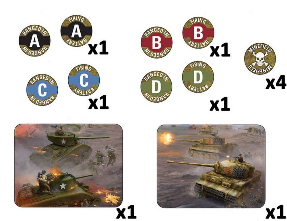 Late War Mission Token Set