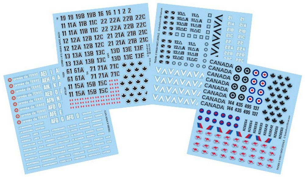 NATO Forces Decal Set (x4)
