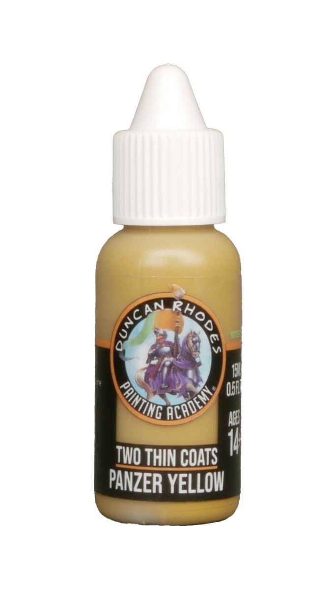 Two Thin Coats: Panzer Yellow