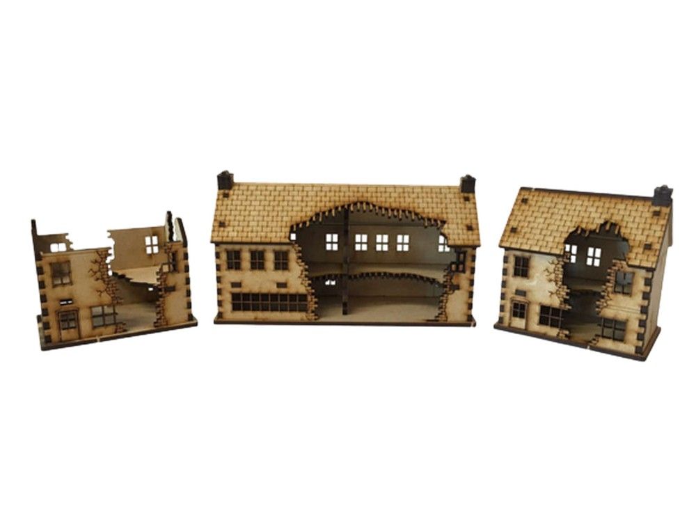 Ruined Shops Set