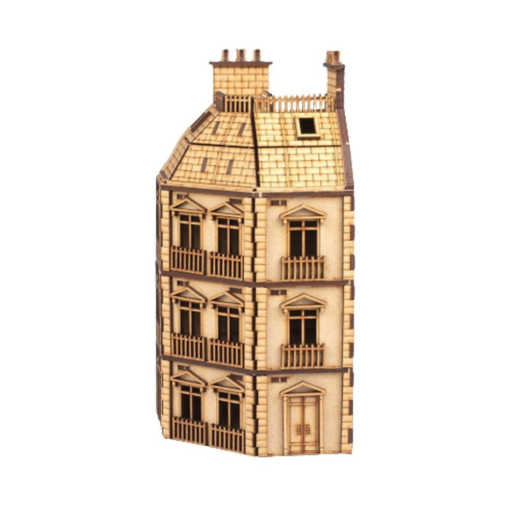25mm City Rowhouse Corner