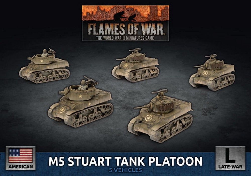 M5 Stuart Light Tank Platoon
