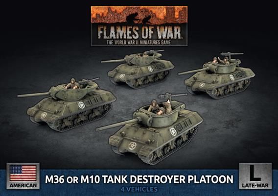 M36 and M10 Tank Destroyer Platoon