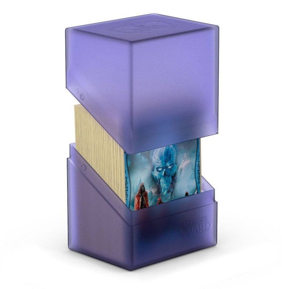 Boulder Deck Case 80+ Standard Size - Amethyst