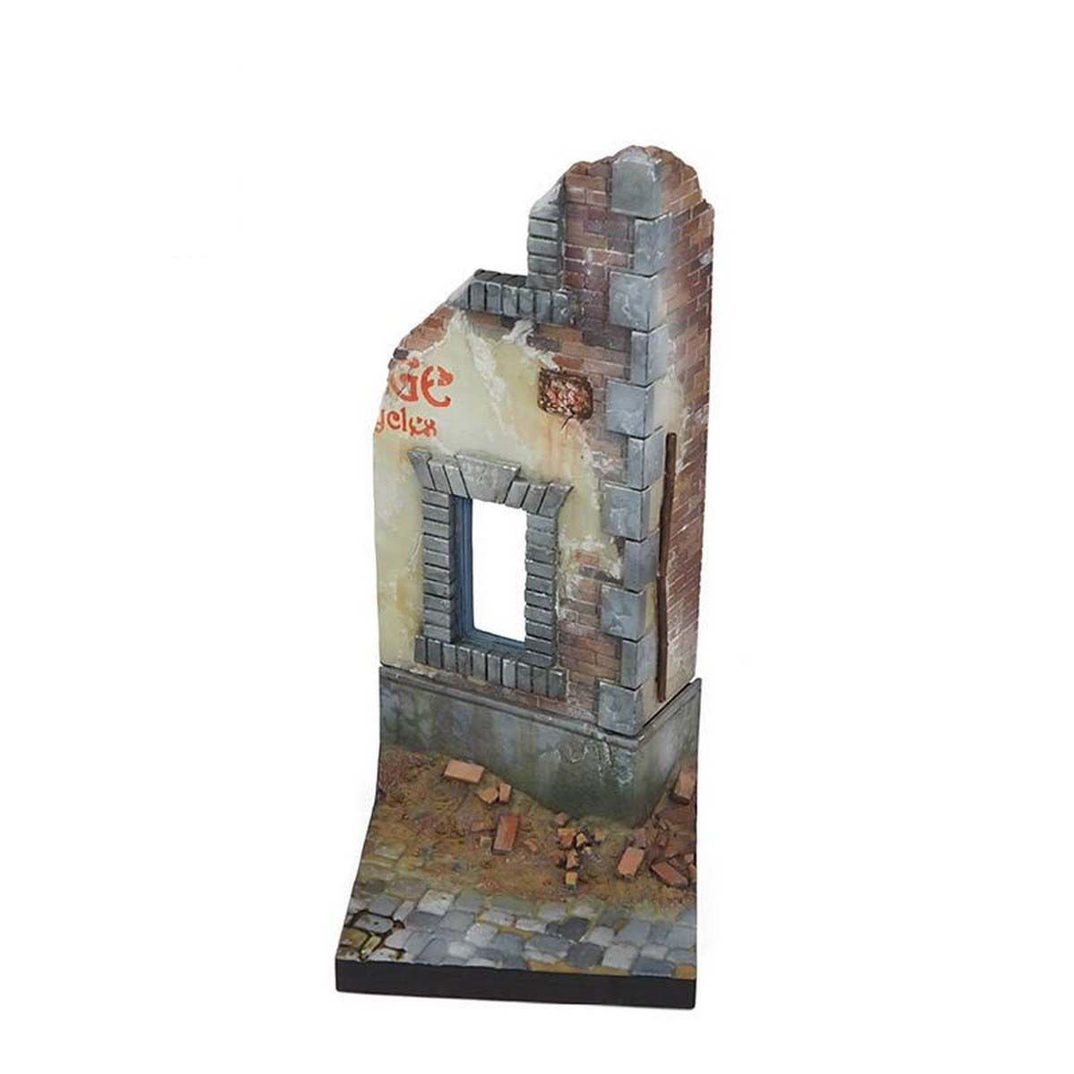 Vallejo Scenics - 1:35 Ruined Street Corner