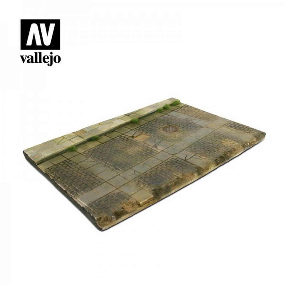 Vallejo Scenics - 1:35 Cobblestone Street 31cm x 21cm