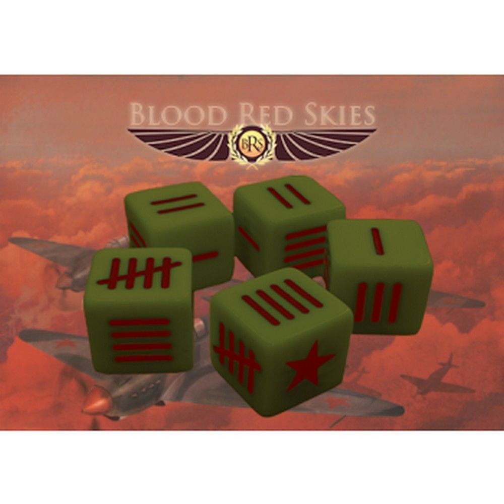 Soviet Blood Red Skies Dice
