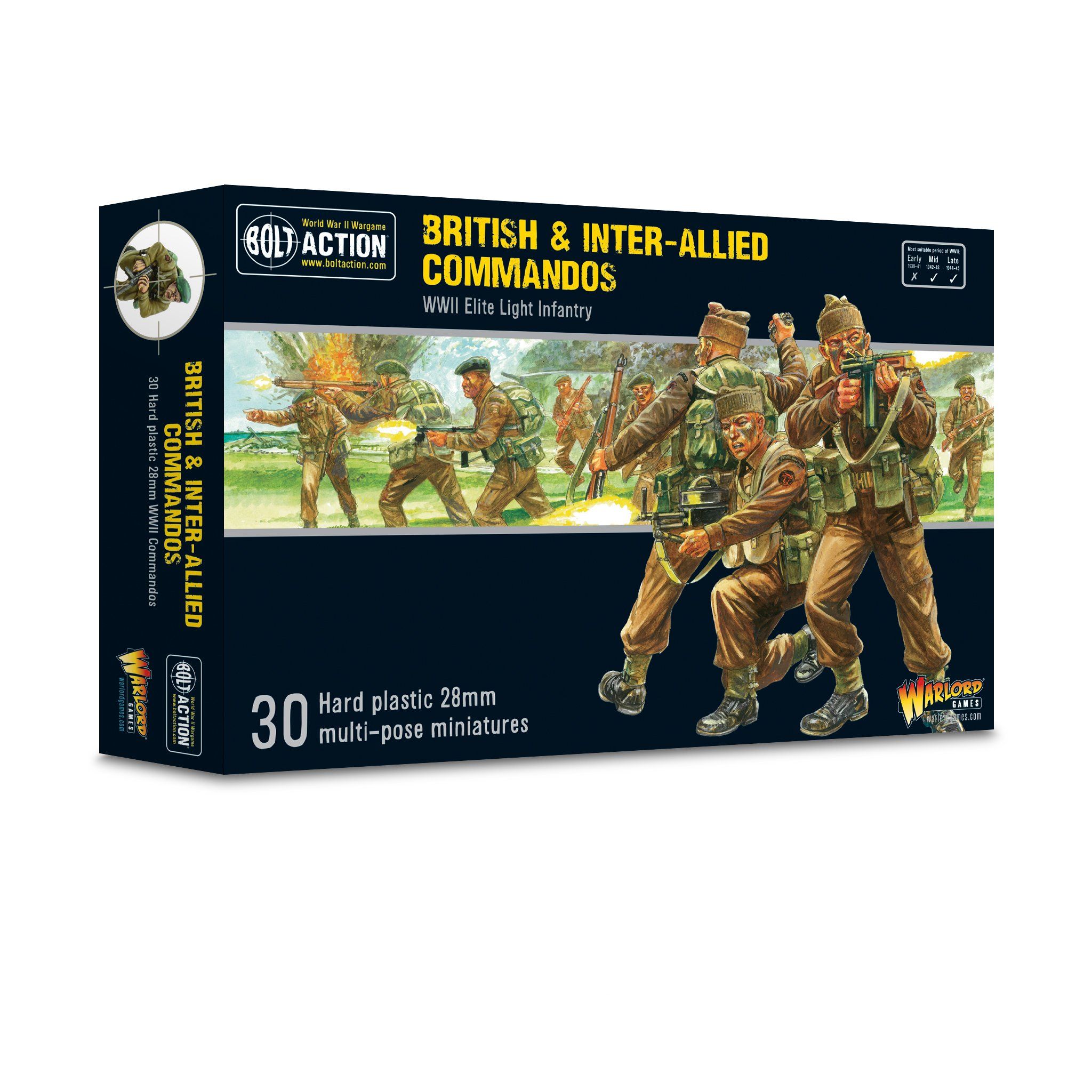 British & Inter-Allied Commandos Plastic Box Set