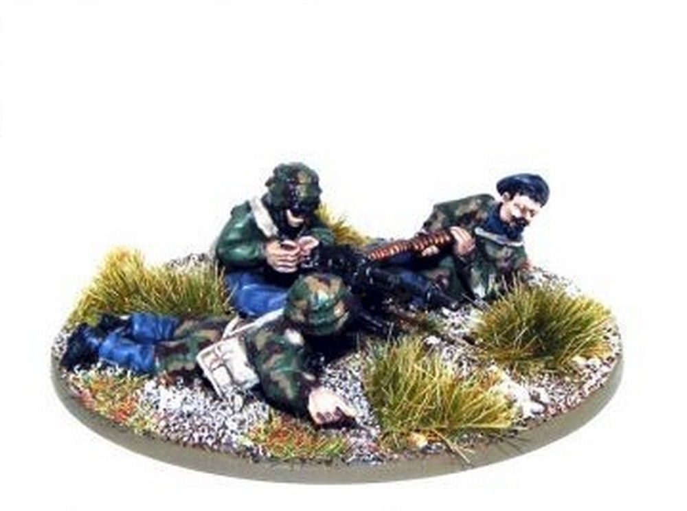 Italian Airborne Breda Medium Machine Gun Team