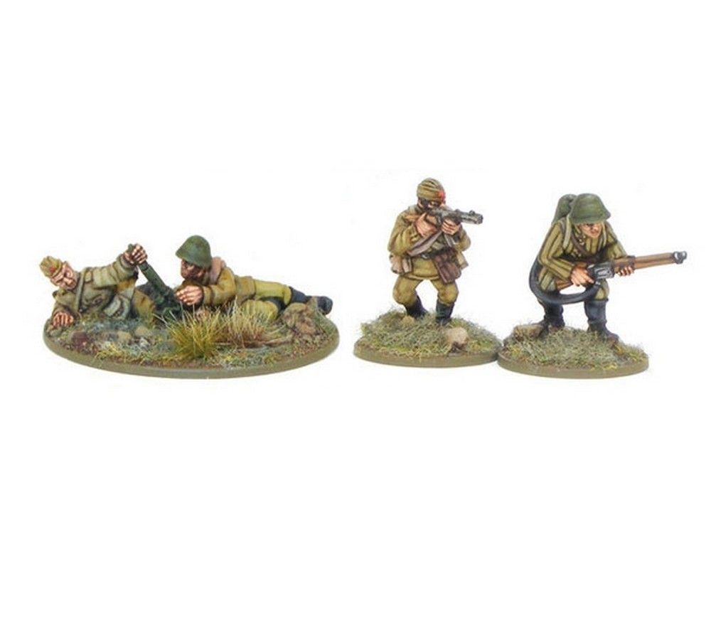 Soviet Army 50mm light mortar and Flamethrower teams
