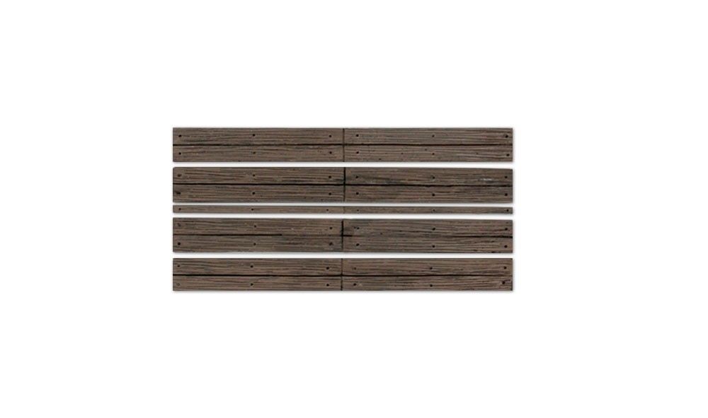 O Wood Plank Grade Crossing