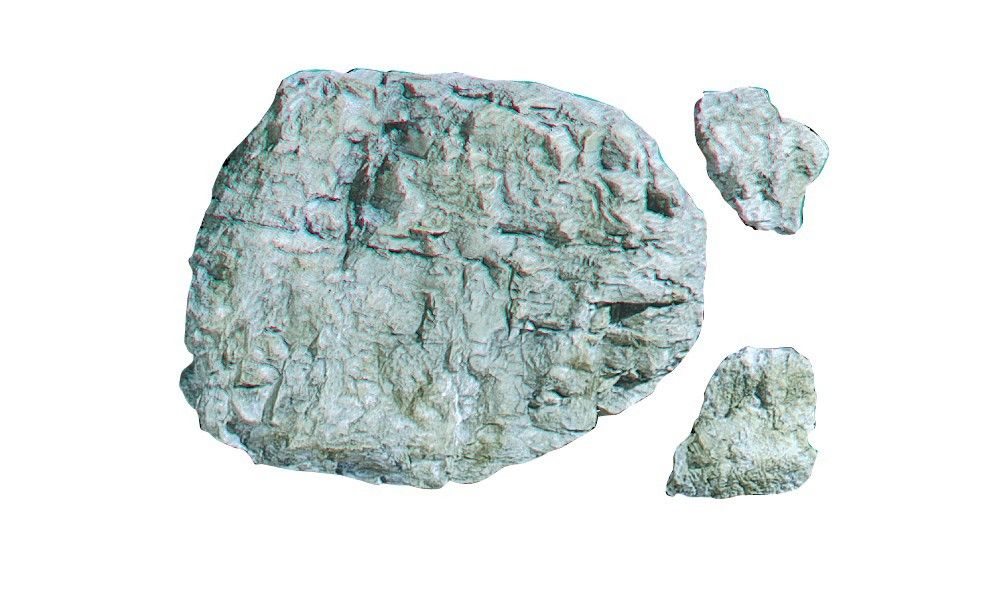 Laced Face Rocks Rock Mould (5"x7")