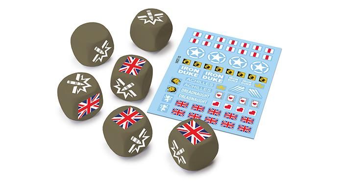 U.K. Dice & Decal