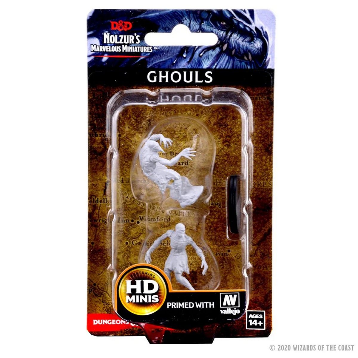 D&D Nolzur's Marvelous Unpainted Miniatures: Ghouls