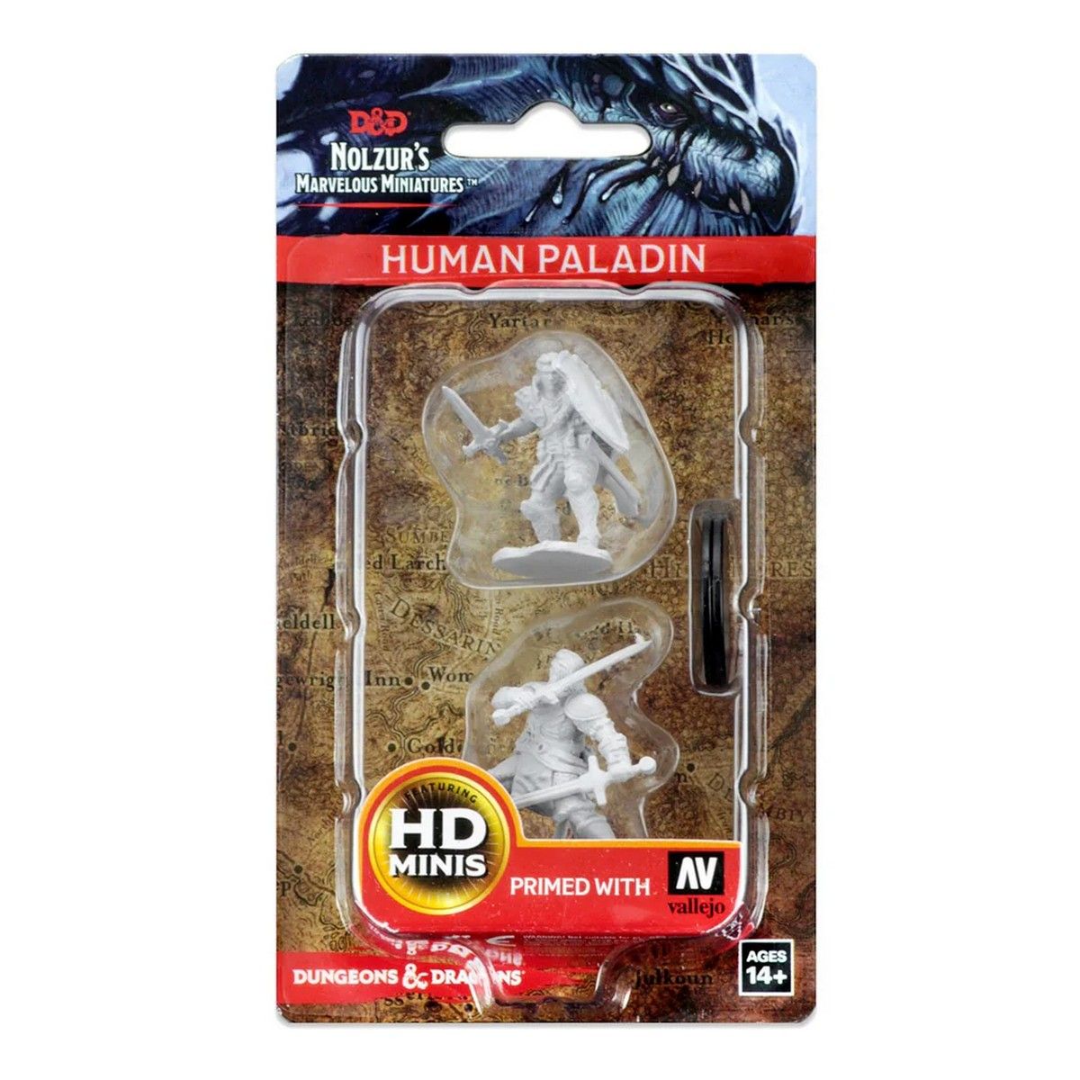 D&D Nolzur's Marvelous Unpainted Miniatures: Human Male Paladin
