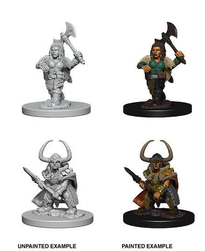 D&D Nolzur's Marvelous Unpainted Miniatures: Dwarf Female Barbarian