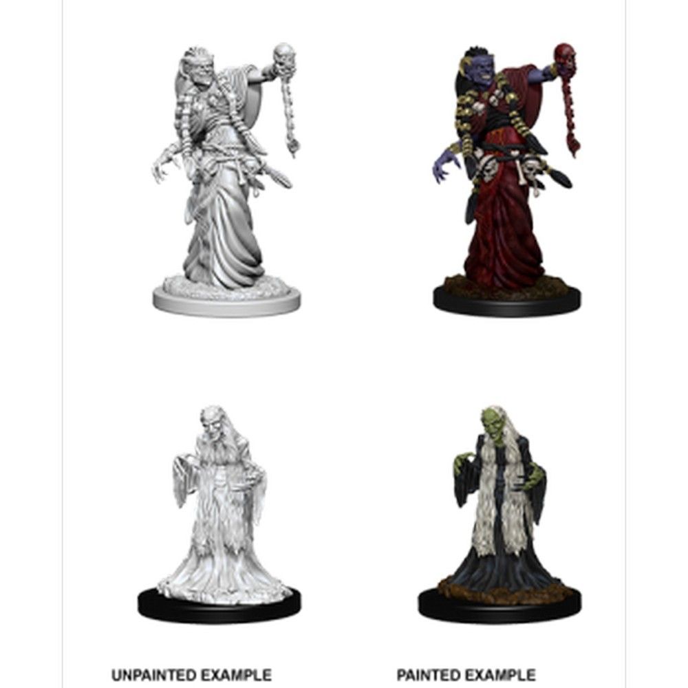 D&D Nolzur's Marvelous Unpainted Miniatures: Green Hag & Night Hag