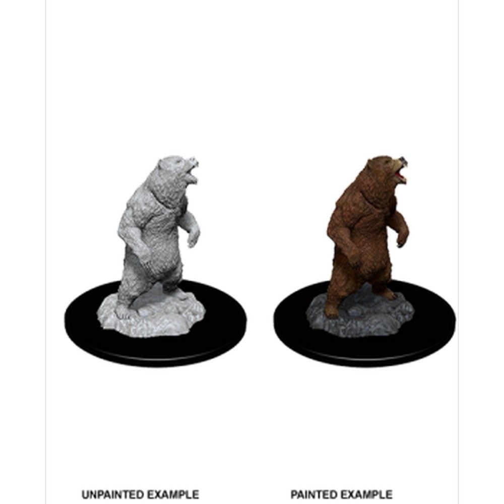 WizKids Deep Cuts Unpainted Miniatures: Grizzly