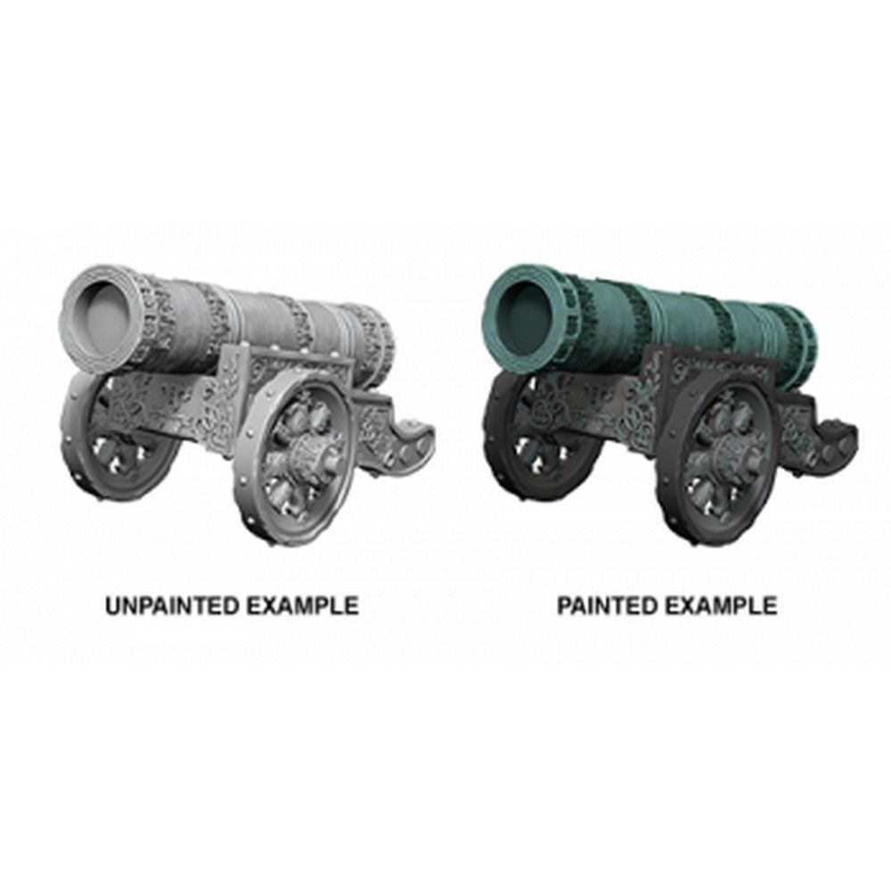 WizKids Deep Cuts Unpainted Miniatures: Large Cannon