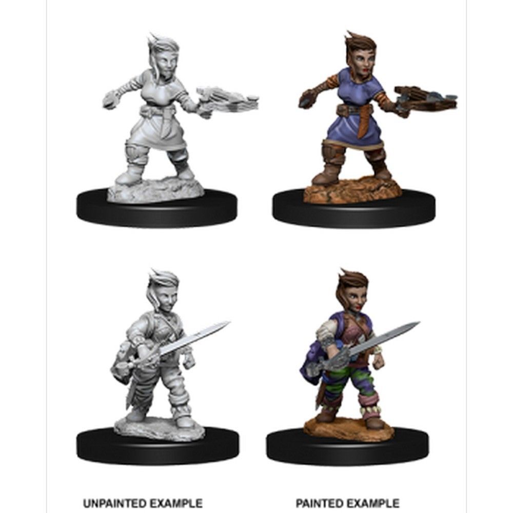 Pathfinder Battles Deep Cuts Unpainted Miniatures: Female Halfling Rogue