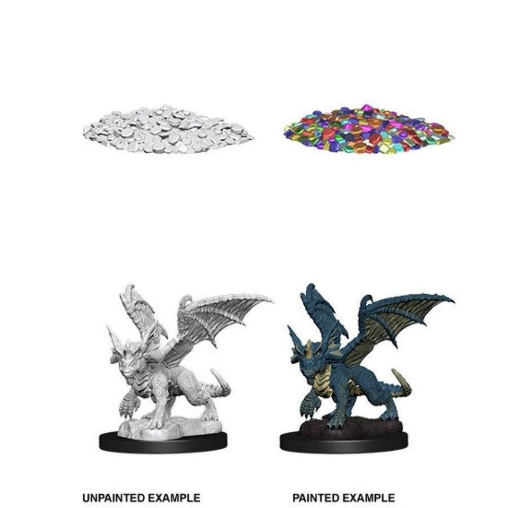 D&D Nolzur's Marvelous Unpainted Miniatures: Blue Dragon Wyrmling