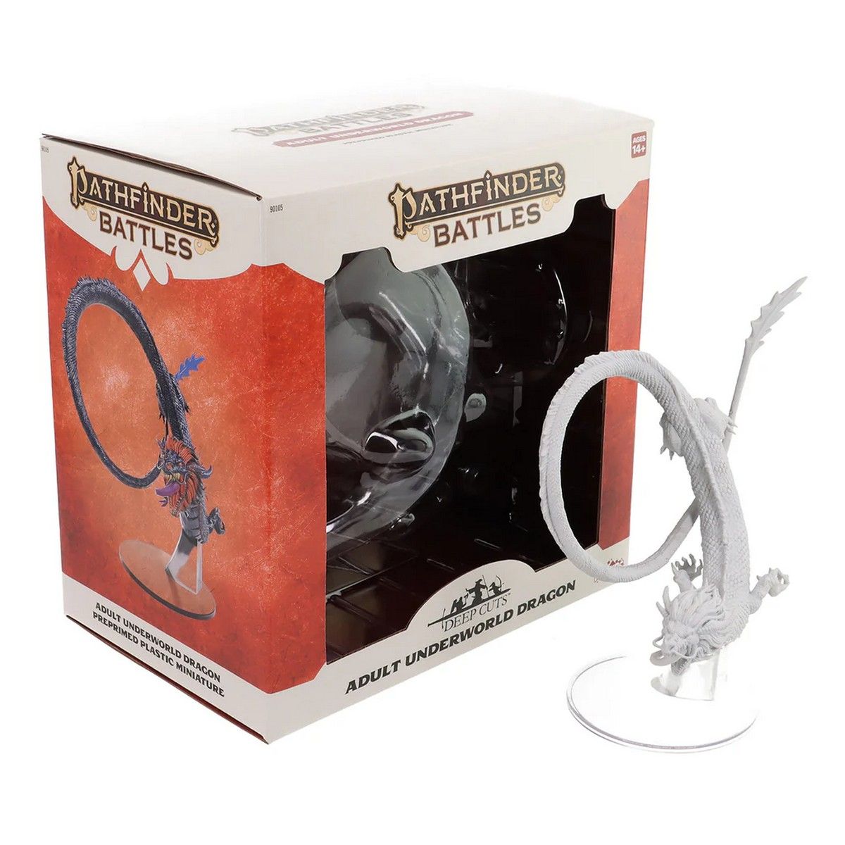 Pathfinder Deep Cuts Unpainted Miniatures: Adult Underworld Dragon