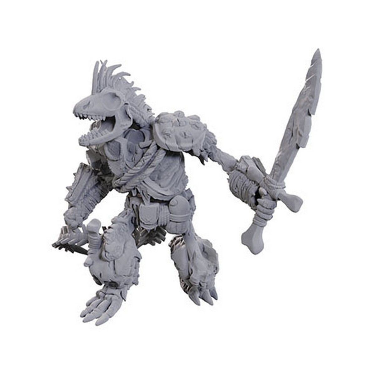 D&D Nolzur's Marvelous Unpainted Miniatures:  Lizardfolk Skeleton