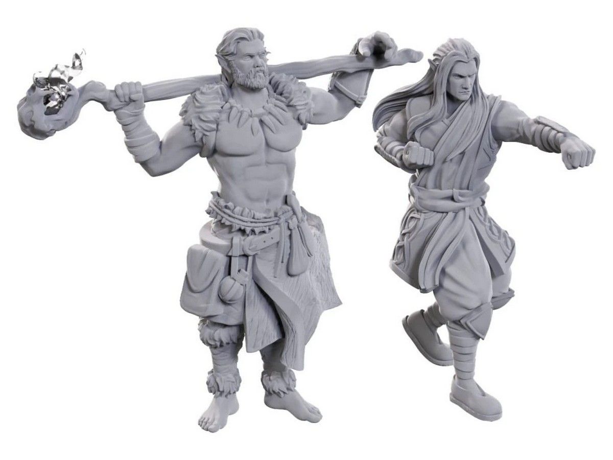 D&D Nolzur's Marvelous Unpainted Miniatures: Archdruid & Martial Arts Adept