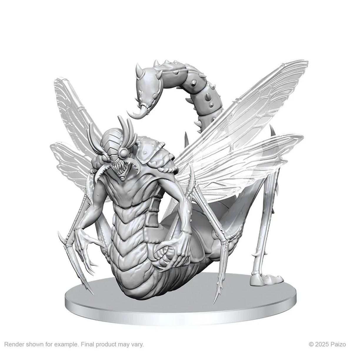 Pathfinder Deep Cuts Unpainted Miniatures:Derakni (Locust Demon)